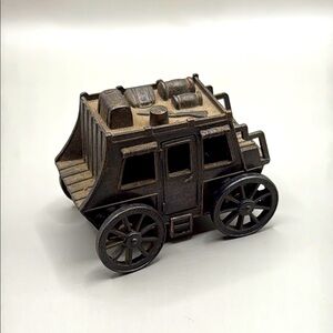 Vintage Die Cast Miniature Stagecoach Pencil Sharpener